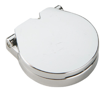 Budget Lock Escutcheon w Spr Cvr Zinc Alloy SSS