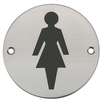 Graphic Sign D76mm-Female SSS/Black