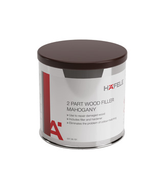 Hafele 2prt Wood Filler Mahogany 770ml 007.39.191