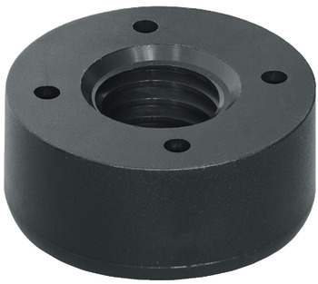 Furniture Glide D55x23mm 60kg Plastic Black
