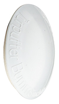 Wall Bumper D40x9.5mm Plastic White