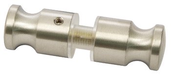 PBA Cub/Gls Double Fixed Knob 316L SSS