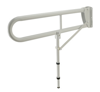 Nyma Pro Hinge Grb Rail+Leg 800mm Steel Wht
