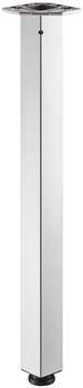 Square Table Leg 60x60x705mm Silver Col 9006