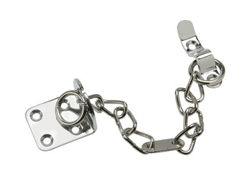 Security Door Chain Brass CP