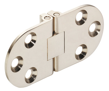 Self Supp.Fold Table Hinge Rectangle Brs PNP