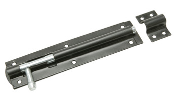 Tower Bolt 160mm Straight M.Steel Black 911.62.705