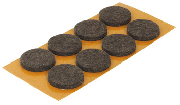 Felt Guide D18mm Self Adh Brown
