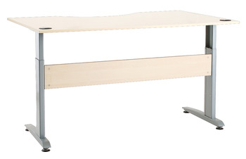 Electronic Ht Adj Desk Frm Set 2 Leg Silver - view 2