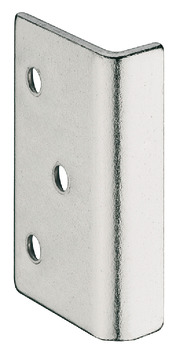 Angled Striking Plate 42x25x10mm Steel NP