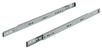 2642 BB Side Drawer Runner Full 25kg 250mm Bright Zinc Plated