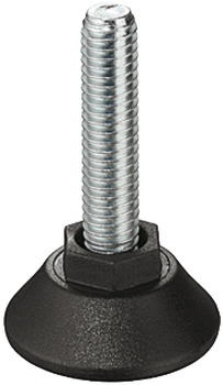 Adj Screw D46mm w Fixed Foot M10x30mm