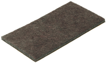Felt Glide 50x100mm Self Adh Brown