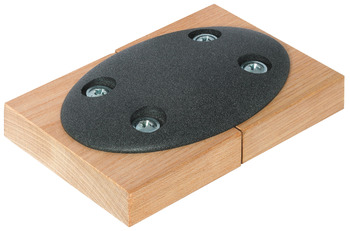 Table Top Connector Modular Zinc D.Grey