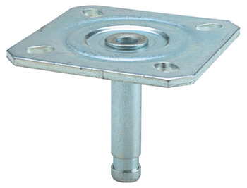 Pin/Mount Plate D11x65x65mm Galvanised Steel