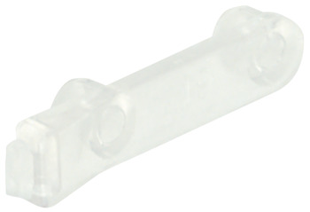 Door Stop w 2 Dowels Plastic/PVC Trans 100pcs