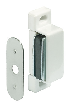 Magnetic Catch 2.0kg SF Steel/Plastic White