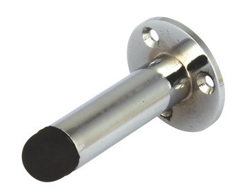 Door Stop/Wall D38x67mm Zinc Alloy Rub/SN