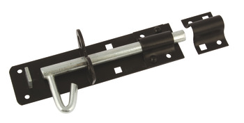 Brenton Pat Padlock Bolt 122x45mm Steel Black