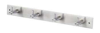 Coat Hook Rail 322x36x42mm 201 Brushed Stainless Steel