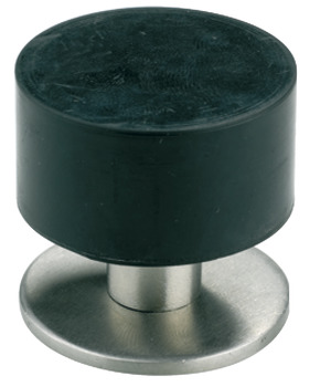 Door Stop/Floor D40/39mm Rubber/SSS