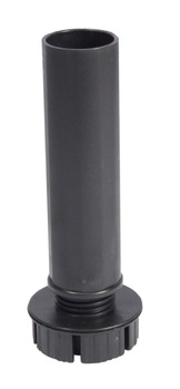 Plinth Foot+Shaft Tube 135mm Plastic Black