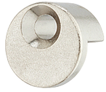 Mirror Clip Round Zinc Alloy NP