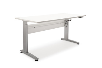 Electronic Ht Adj Desk Frm Set 2 Leg Silver 630.43.900