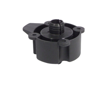 Plinth Top Section Dowel D15mm Plastic Black