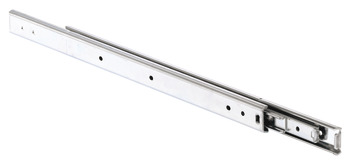 2431 BB Side Drawer Runner Sgl 18kg 400mm Bright Zinc Plated - view 2