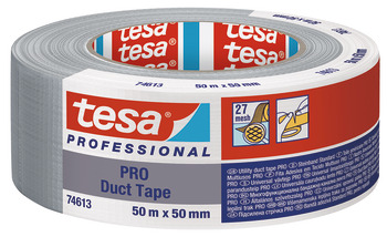Tesa Pro 74613 Tape Duct 50m 50mm Silver 007.81.161