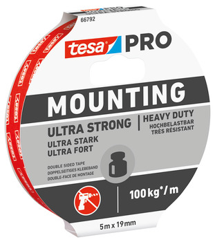 Tesa Pro 66792 Tape Mnt Tape Ult 5m 19mm 007.81.465