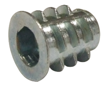 Screw-In Sleeve M6 D7.5x13mm SW6 Zinc Alloy Galvanised