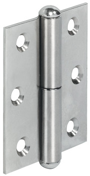 Furniture Hinge Straight LH 50mm Steel NP
