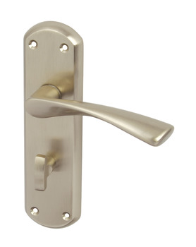 Olton Lever Hdls/Plt WC Lock Zinc Alloy PC