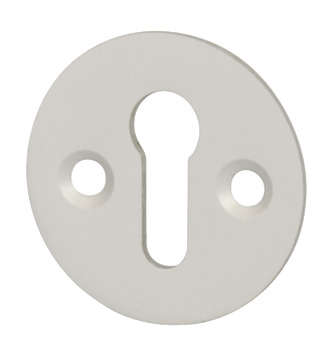 Escutcheon D33mm Plain Std KW Aluminium SAA