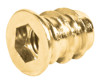 Screw-In Sleeve M6 D7.5x17mm SW6 Y/Chrome - view 2