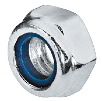 Hexagon Locking Nut M5 Steel Galvanised/Nyl Ins