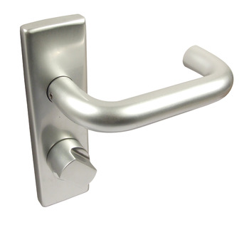 Lvr Hdls/Plt D20x151x44mm WC Aluminium SAA CLR
