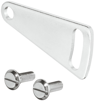 Red Jig Rail Stop Plate+Screws
