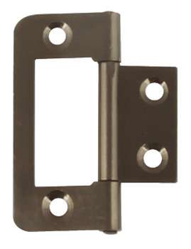 105 Flush Hinge Rad 50x24mm Steel ZP