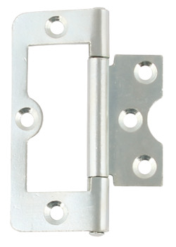 105 Flush Hinge Rad 75x33mm Steel EB