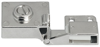 170D Glass Door Hinge Set Zinc Alloy CP