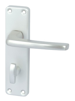 Cransley Lvr Hdls/Plt WC Aluminium SAA
