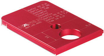 Red Jig Drill Guide-Rafix 20 Tab 18 1Fix