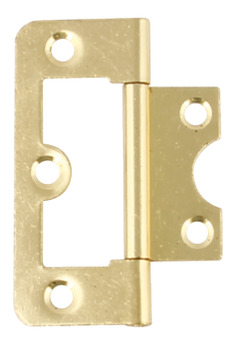 105 Flush Hinge Rad 60x26mm Steel FB