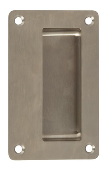 Anti-Ligature Flush Pull 123x81mm SSS