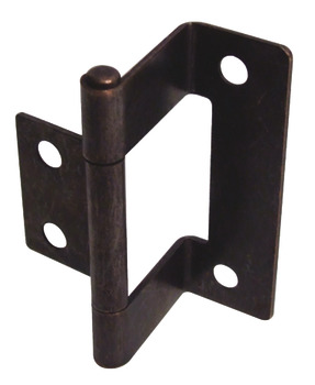 Cranked Flush Hinge 15-16mm 50mm Steel FB