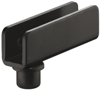 110D Simplex Glass Door Hinge Steel/Plastic Black