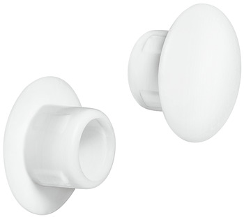 Cover Caps D8/13mm Phillips Plastic Wht x1000